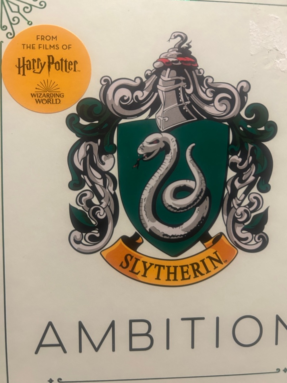 Slytherin Guided Journal From Harry Potter - Picture 2 of 6